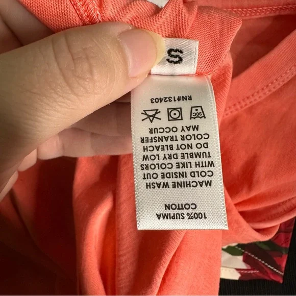 Nwt Cotton Citizen Bright Coral Tank Top - Picture 8 of 10